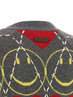 Moschino Multicolor Wool Cardigan