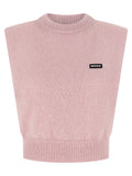 ROTATE BIRGER CHRISTENSEN Multicolor Wool Sleeveless Jacket