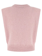 ROTATE BIRGER CHRISTENSEN Multicolor Wool Sleeveless Jacket