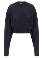 ROTATE BIRGER CHRISTENSEN Blue Wool Cardigan