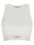 Givenchy White Cotton Tank Tops