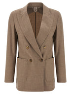 Max Mara Beige Cashmere Blazer