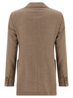 Max Mara Beige Cashmere Blazer