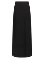 Max Mara Black Viscose Mini Skirt