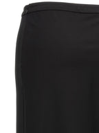 Max Mara Black Viscose Mini Skirt