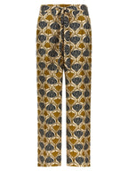 Max Mara Bicolor Silk Casual Pants