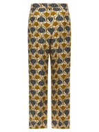Max Mara Bicolor Silk Casual Pants