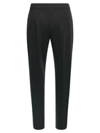Max Mara Black Viscose Casual Pants