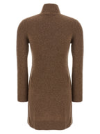 Max Mara Gray Cashmere Short Dress