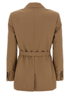 Max Mara Brown Virgin Wool Blazer