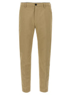 Department 5 Beige Cotton Cropped Pants