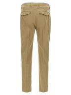 Department 5 Beige Cotton Cropped Pants