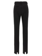 Sportmax Black Viscose Casual Pants