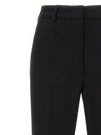 Sportmax Black Viscose Casual Pants