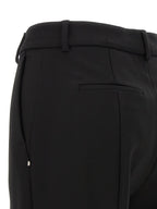 Sportmax Black Viscose Casual Pants