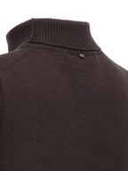 Sportmax Brown Virgin Wool Cardigan