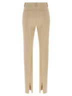 Sportmax Beige Viscose Dress Pants