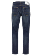 Department 5 Blue Cotton Straight-Leg Jeans