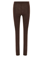 Jil Sander Bordeaux Polyester Leggings