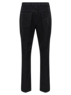 Givenchy Black Cotton Straight-Leg Jeans