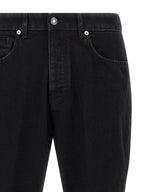 Givenchy Black Cotton Straight-Leg Jeans