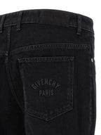Givenchy Black Cotton Straight-Leg Jeans