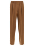 CELLAR DOOR Brown Polyester Casual Pants
