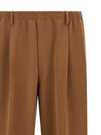 CELLAR DOOR Brown Polyester Casual Pants