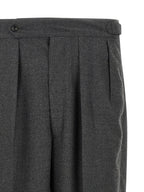 CELLAR DOOR Gray Polyester Casual Pants