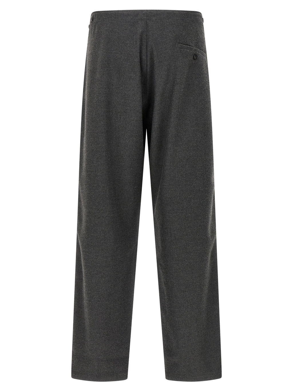 CELLAR DOOR Gray Polyester Casual Pants