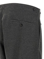CELLAR DOOR Gray Polyester Casual Pants
