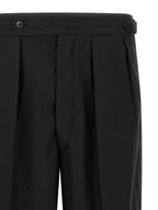 CELLAR DOOR Black Polyester Casual Pants