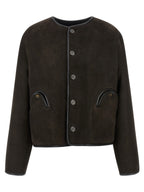 Blazé Milano Black Lamb Leather Shell Jacket