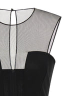 Nensi Dojaka Black Viscose Short Dress
