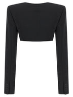 Nensi Dojaka Black Virgin Wool Blazer