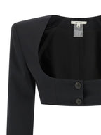 Nensi Dojaka Black Virgin Wool Blazer