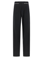 Nensi Dojaka Black Virgin Wool Casual Pants