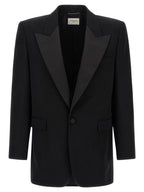 Saint Laurent Black Wool Blazer