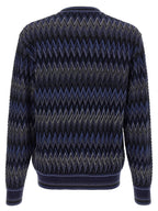 Missoni Blue Wool Cardigan