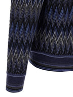 Missoni Blue Wool Cardigan