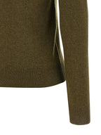 Saint Laurent Bicolor Cashmere Cardigan