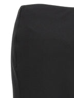 Alessandra Rich Black Virgin Wool Mini Skirt