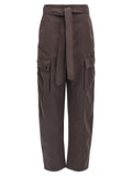 The Andamane Brown Polyester Cargo Pants