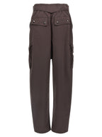 The Andamane Brown Polyester Cargo Pants