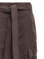 The Andamane Brown Polyester Cargo Pants