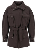 The Andamane Brown Polyester Parka