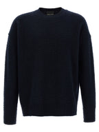 Roberto Collina Blue Merino Wool Cardigan