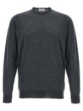 JOHN SMEDLEY Gray Merino Wool Cardigan