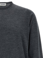 JOHN SMEDLEY Gray Merino Wool Cardigan