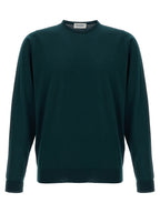 JOHN SMEDLEY Bicolor Merino Wool Cardigan